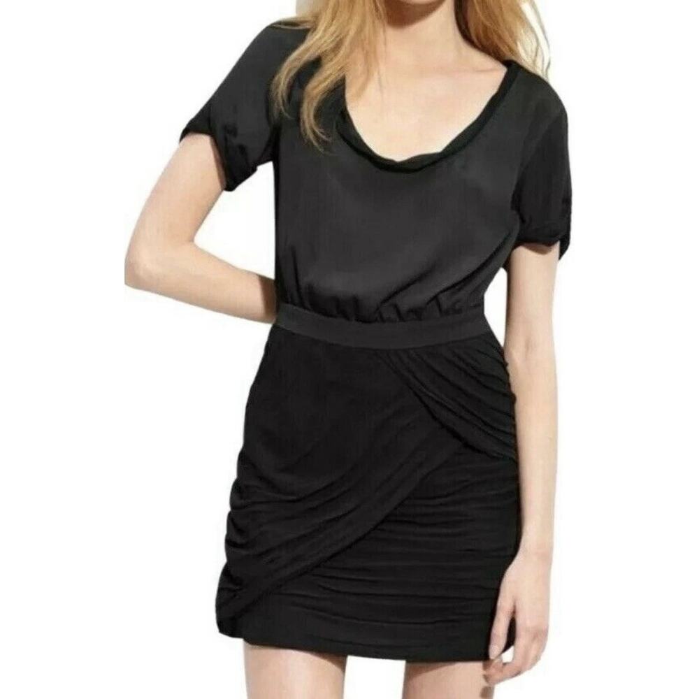 DVF Diane Von Furstenberg Celia Black Dinner cocktail Dress Size 6